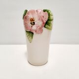 Hand-painted slip vase