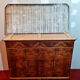 Louis Philippe period chest of drawers in walnut bramble stamped around 1830