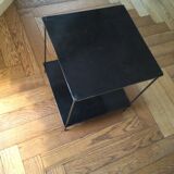 Table basse métal brut