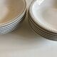 Set of 6 plates cap mid century neo classic Scandinavian 1960