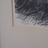 Original Lithograph by listed Swedish Artist Hugo Zuhr, Signed, 1960's