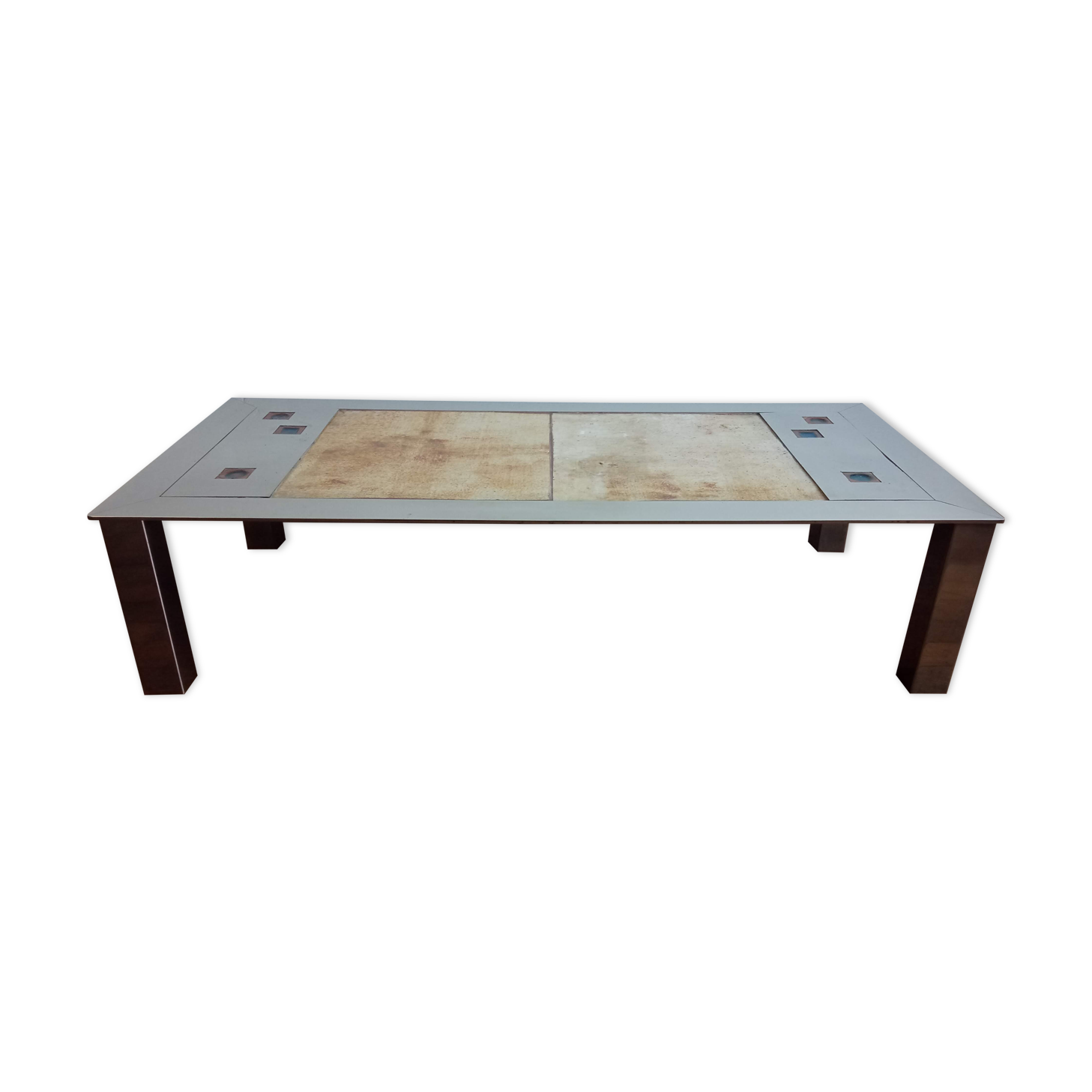 Table basse années 70 Jean Gregorieff pour Roche Bobois