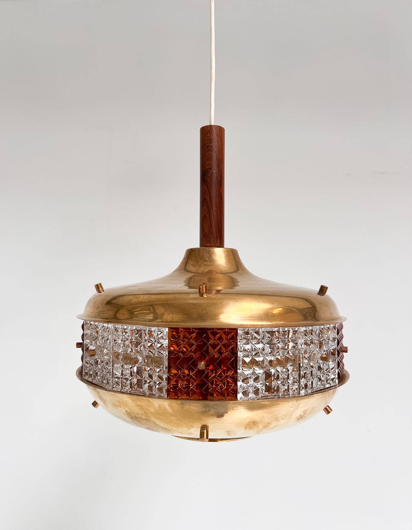 Space Age ceiling lamp by Örsjö Industri, 1960s