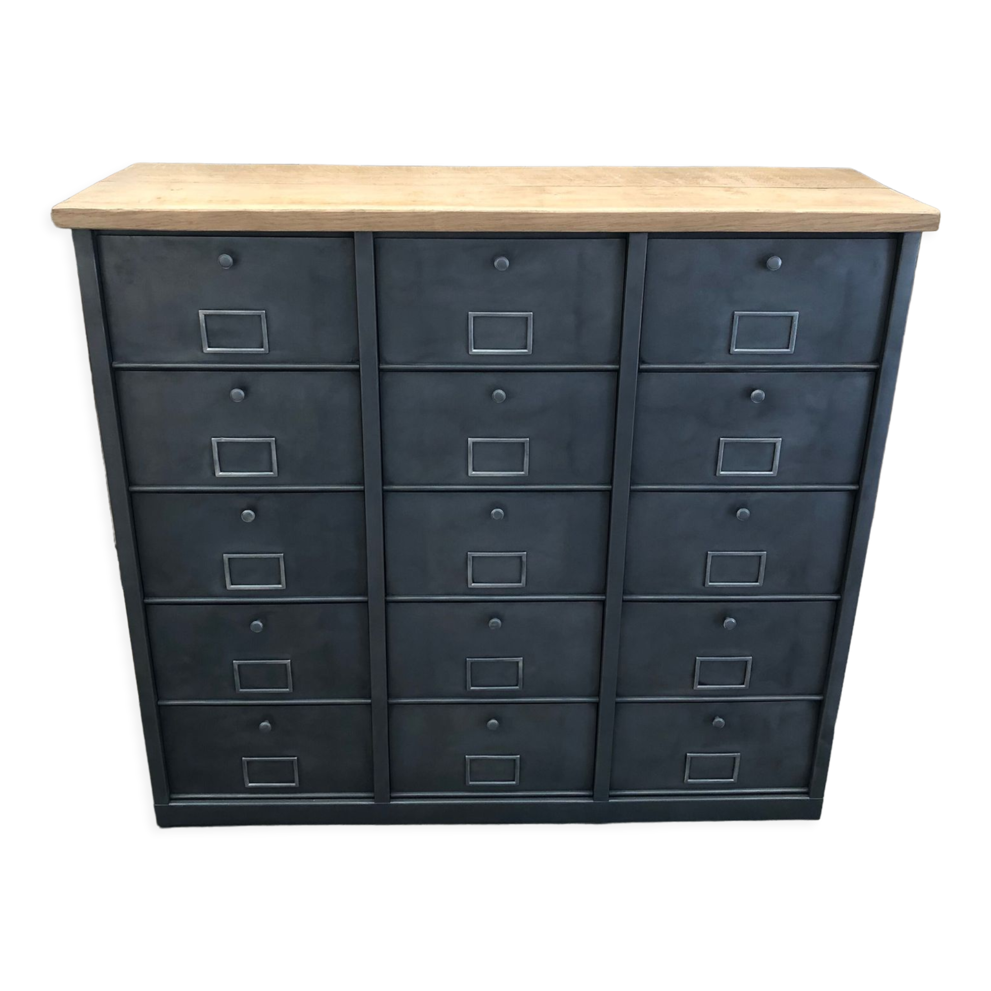 Industrial storage unit Vandex Ronéo 15 wood metal valves