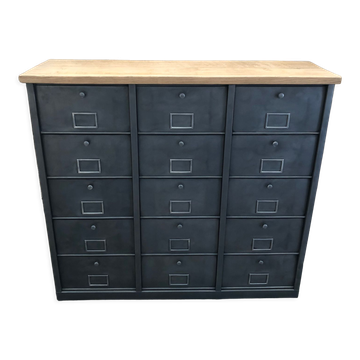 Industrial storage unit Vandex Ronéo 15 wood metal valves