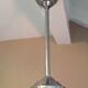 White opaline globe hanging lamp