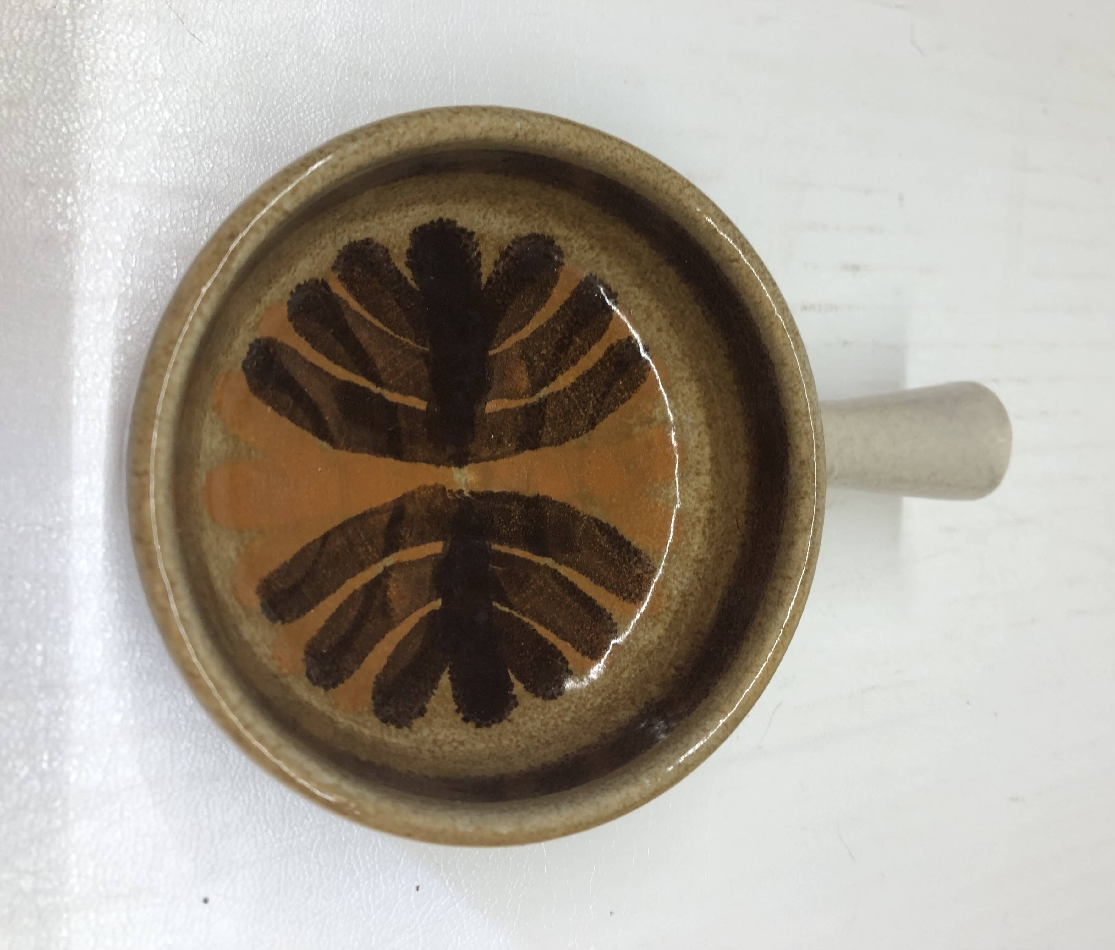 Set of three ceramic dishes from Pornic
