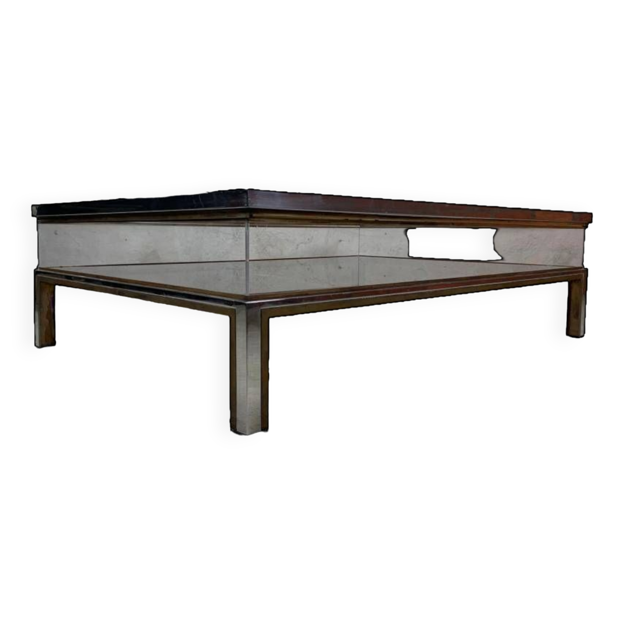 Sliding Top Coffee Table By Belgochrom, 1970s