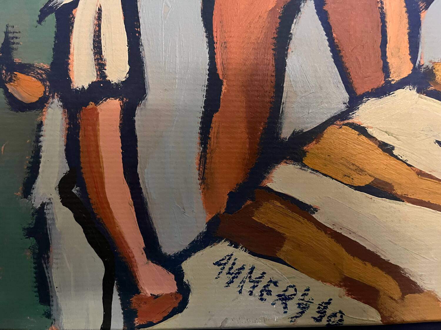 Painting by the painter Aymery Rolland