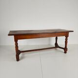 French antique oak farmhouse table – 20th century