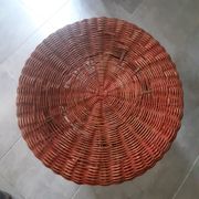 Wicker ottoman