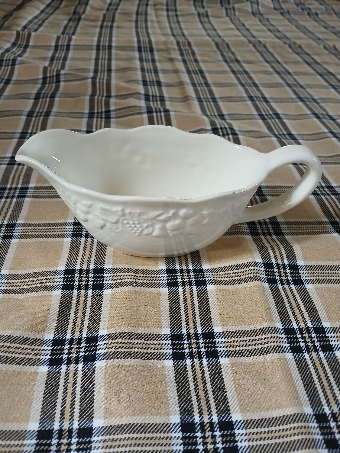 Antique sauce boat from Digoin and Sarreguemines