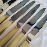 12 knives with horn handle