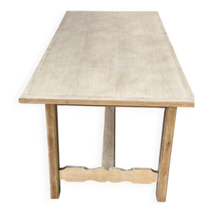 table à manger de ferme - bois brut