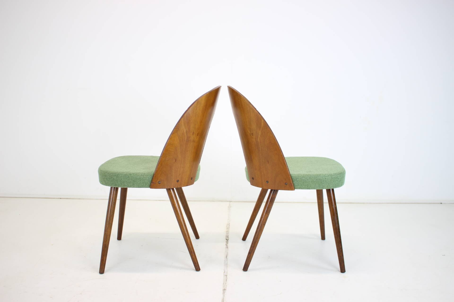 1960s Antonin Suman Set of Two Dining Chairs, Czechoslovakia