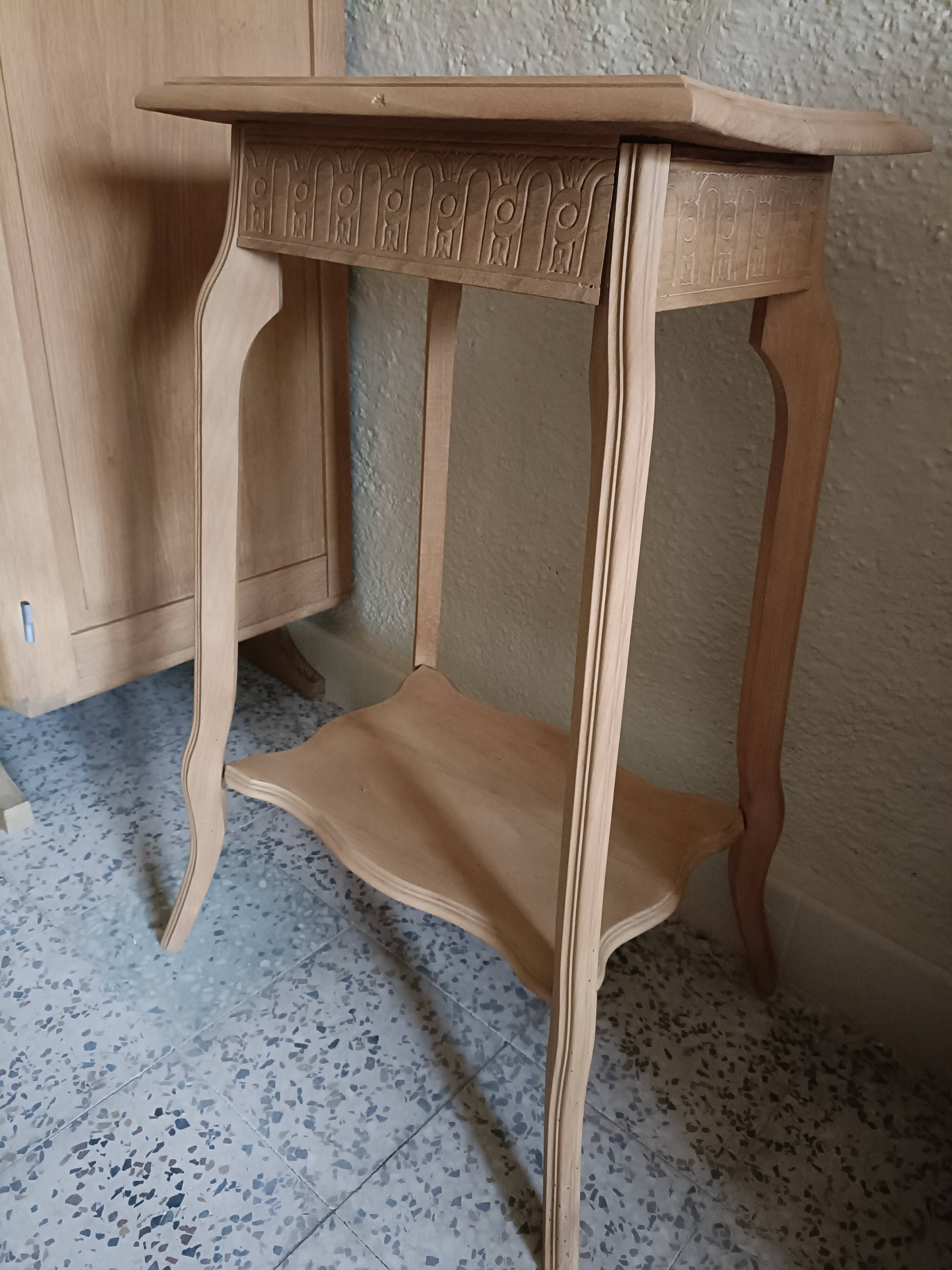 Renovated pedestal table