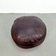 Vintage French Patchwork Leather Ottoman, 1960s