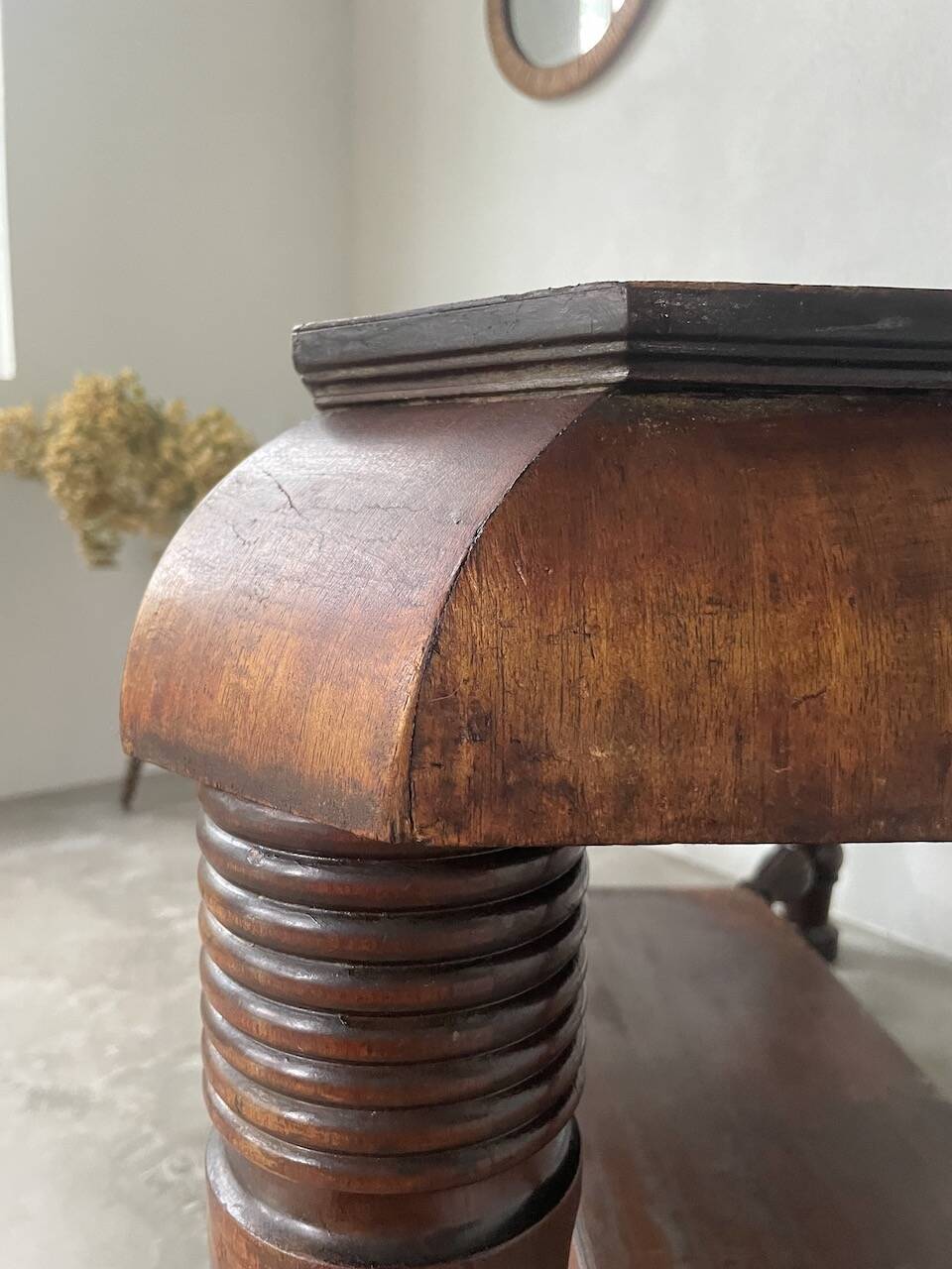 Bureau console acajou 1900