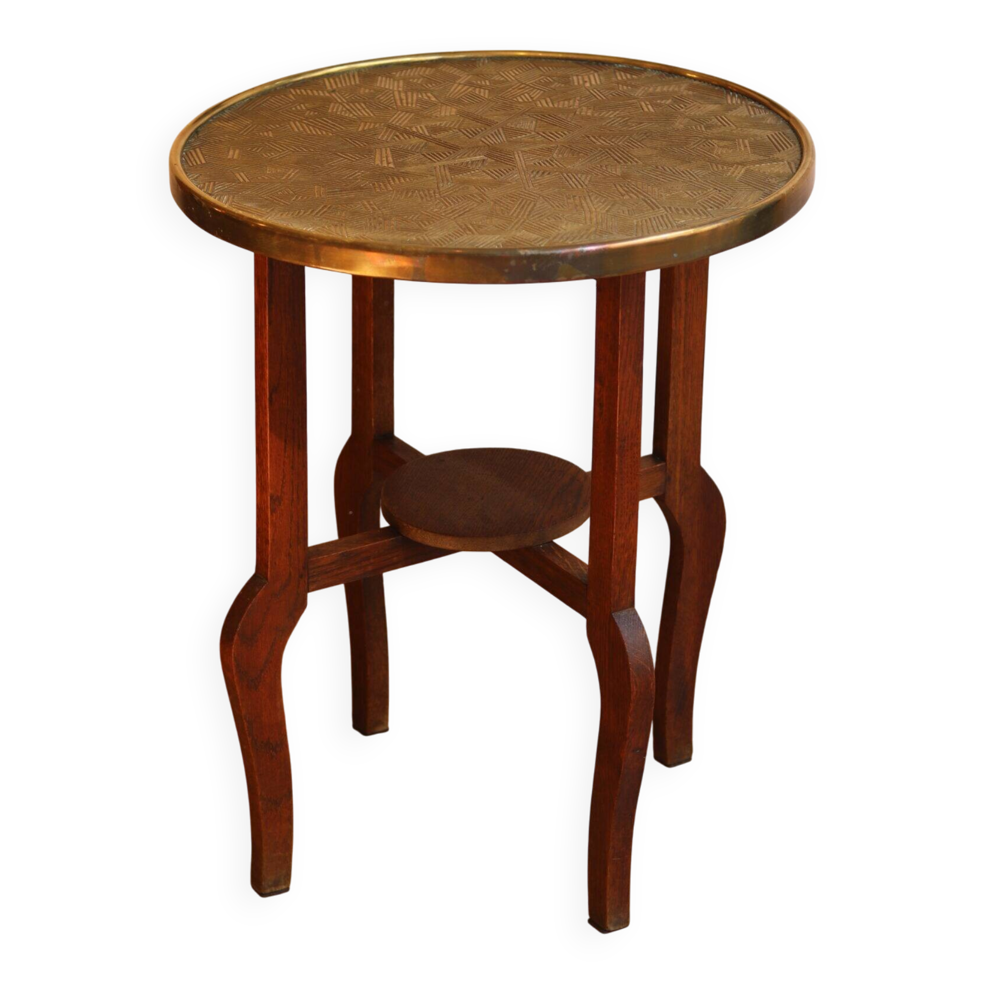 Elegant Art Deco side table from the 1940s.