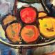HST painting Jean RENAUT (1905-1979) "Still life with oranges and lemons" frame