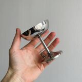 6 coupelles sur pied en inox style Letang Remy