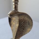 Zoomorphic snake cobra candle holder