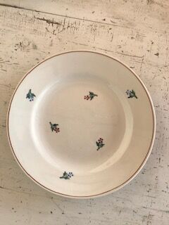 Lot of 8 hand-painted plates