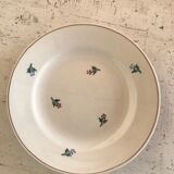 Lot of 8 hand-painted plates