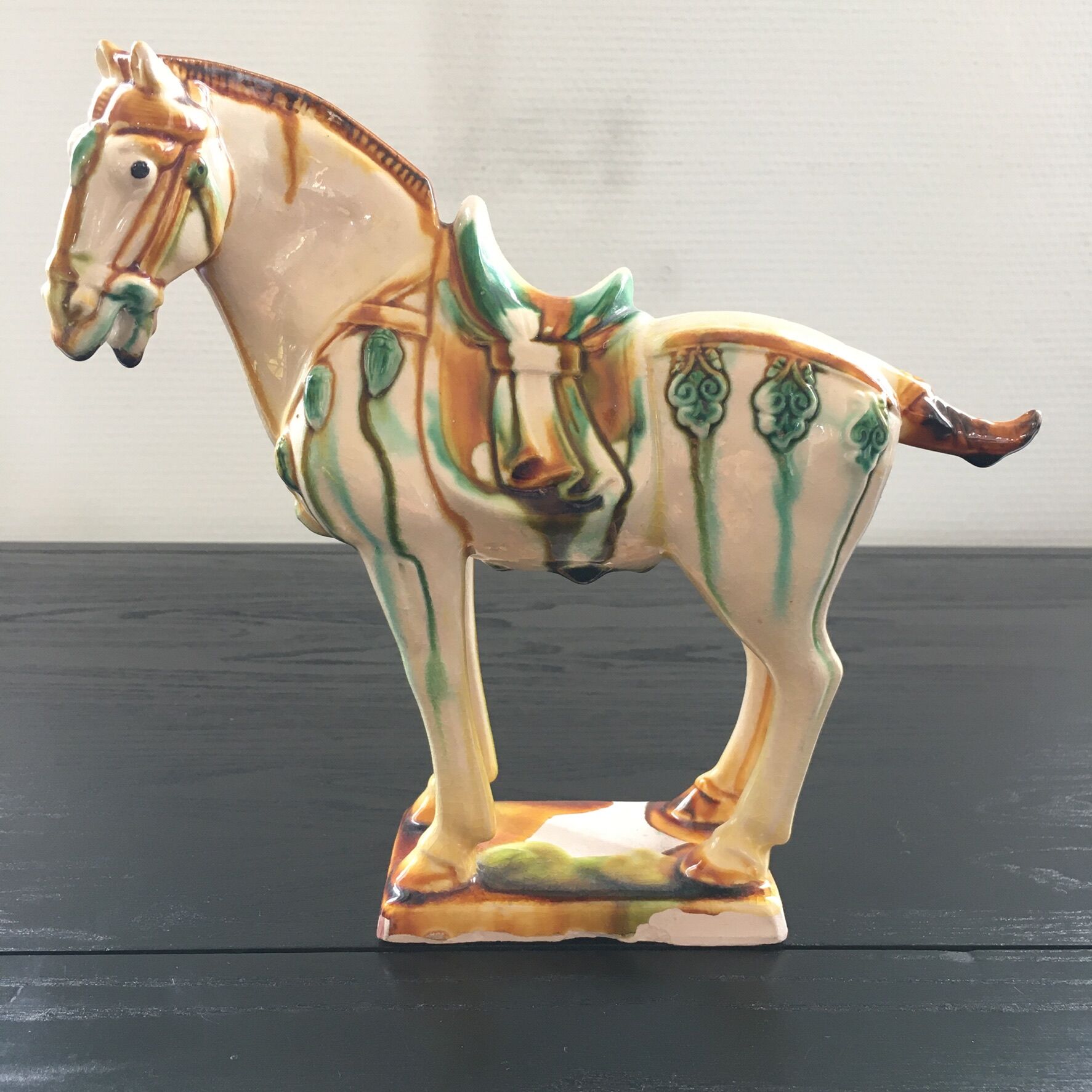 Pair of ceramic horses
