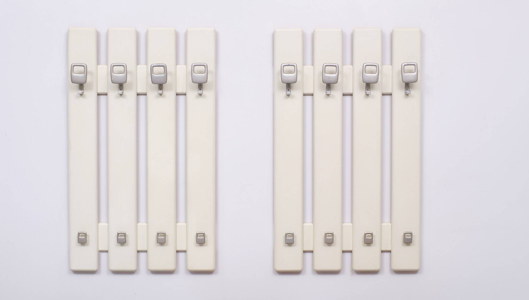 Set hanging coatracks 1970s holland