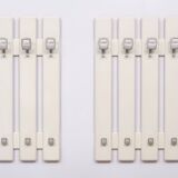 Set hanging coatracks 1970s holland