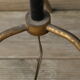 Floor lamp brass lacquered metal 1950