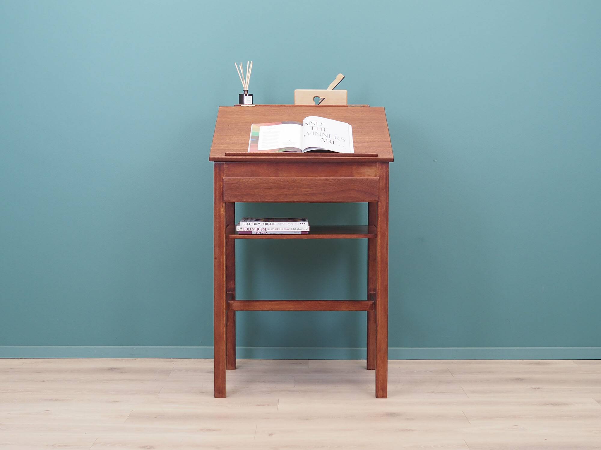 Mahogany secretary, Danish design, 1960s production: Denmark