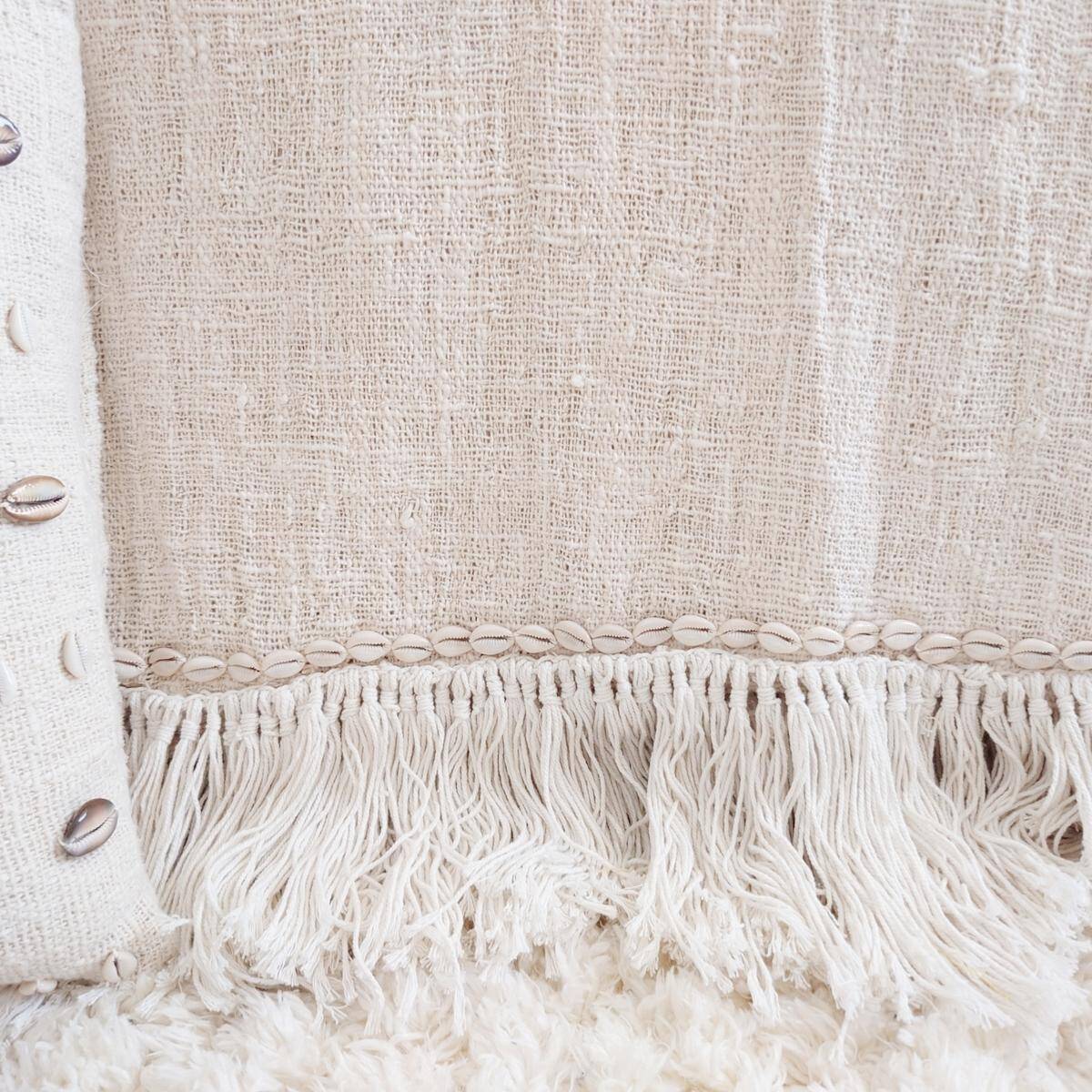 Plaid Canga blanc cassé