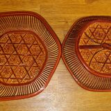 Lacquered bamboo box