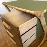 Rattan desk