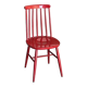 Tapiovaara style red bistro chair