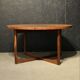 Mid-century round teak collection Starburst coffee table by Tom Robertson for McIntosh
