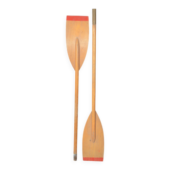 Vintage wooden paddles
