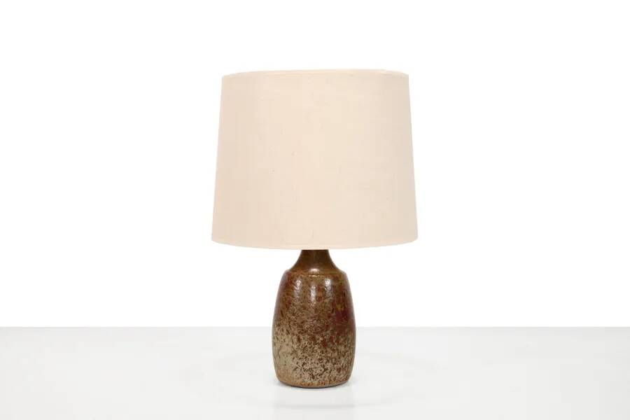 Large Ceramic table lamp by Frank Milo for Tromborg, model 566