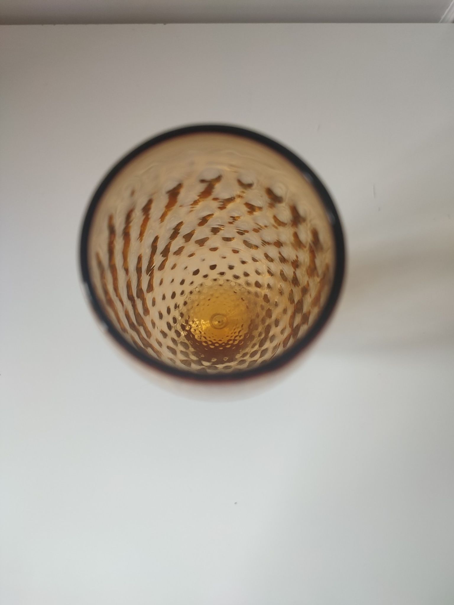 Vase vintage italien en verre