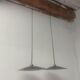 2 enamelled sheet metal suspensions