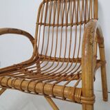 1960s rattan armchair