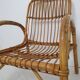 1960s rattan armchair