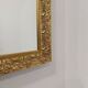 Grand miroir mural vintage sculpté et doré 1970
