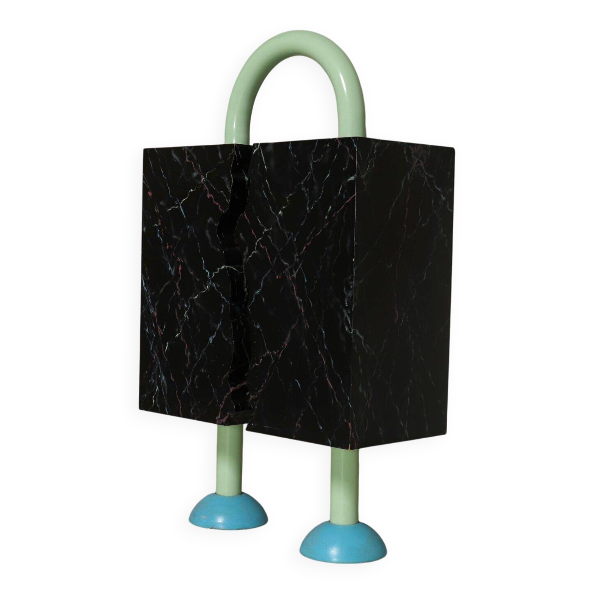 Memphis style playful sculpture by Dutch architect Wim Hofman 1980s