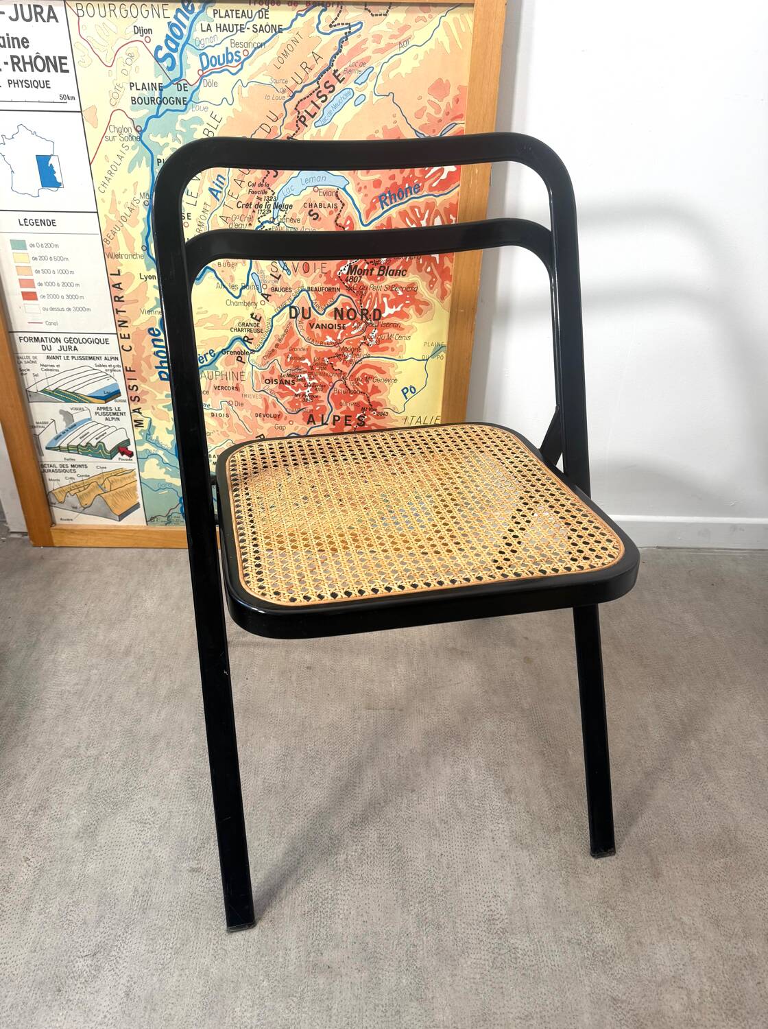 Cane chair by Giorgio Cattelan for Cidue