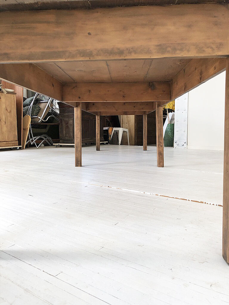 Pine farm table 4m