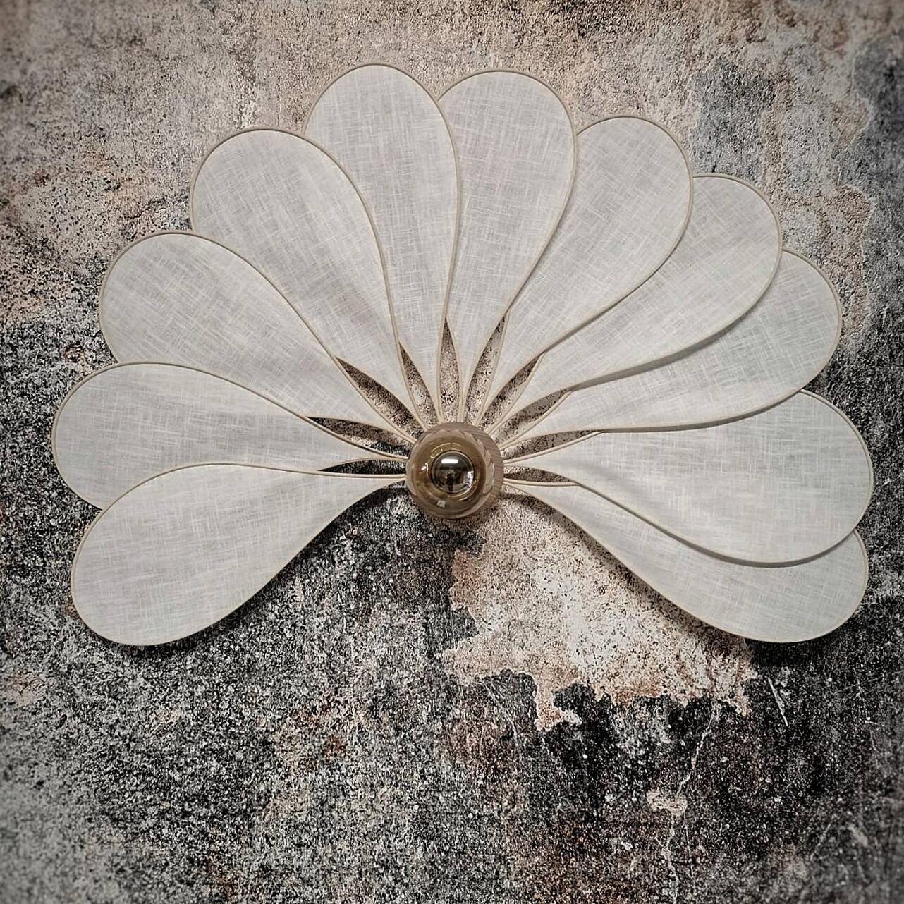 Peacock wall light
