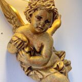 Pair of golden Puttis wall lights